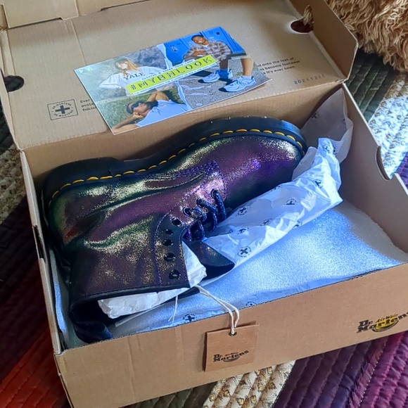 Dr. Martens Shoes - Dr Martens 1460 suede disco boots brand new still in box